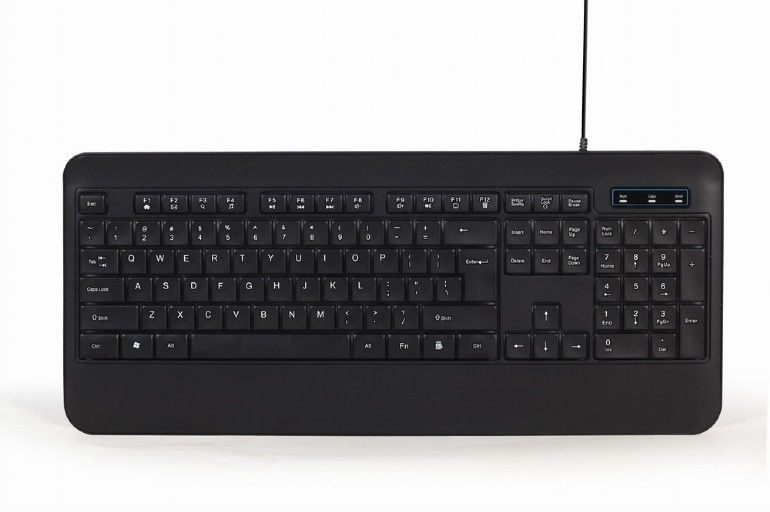 GEMBIRD KB-UML-03 Slim Rainbow backlight multimedia keyboard black US layout_2