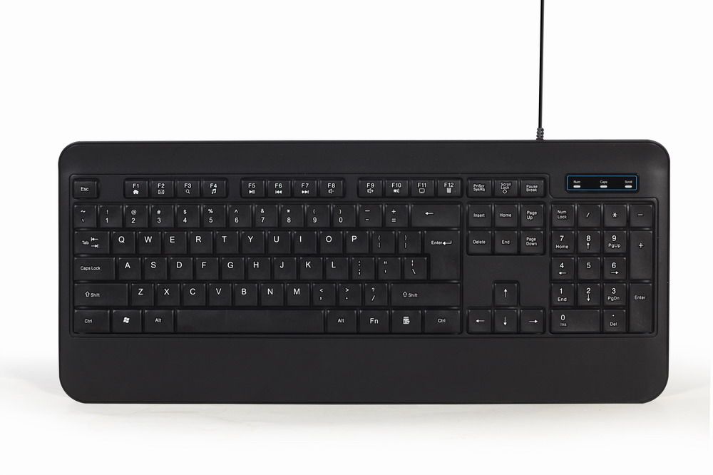 GEMBIRD KB-UML-03 Slim Rainbow backlight multimedia keyboard black US layout_7