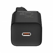 INCARCATOR retea Baseus Super Si, Quick Charge 25W, 1 x USB Type-C 5V/3A, negru 