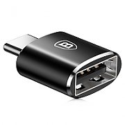 ADAPTOR Baseus Mini, USB 3.0(T) to USB Type-C(M), negru 