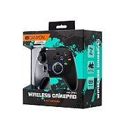 CANYON GP-W3 2.4G Wireless Controller with built-in 600mah battery, 1M Type-C charging cable ,6 axis motion sensor support nintendo switch ,android,PC X-input/D-input,ps3,normal size dongle,black_2