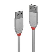 Cablu Lindy 3m USB 2.0 Type A Extension, Anthra Line  https://www.lindy.co.uk/cables-adapters-c1/usb-c449/3m-usb-2-0-type-a- extension-cable-anthra-line-grey-p11321_1