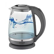 Adler AD 1286 electric kettle 2 L Gray, Transparent 2200 W_2