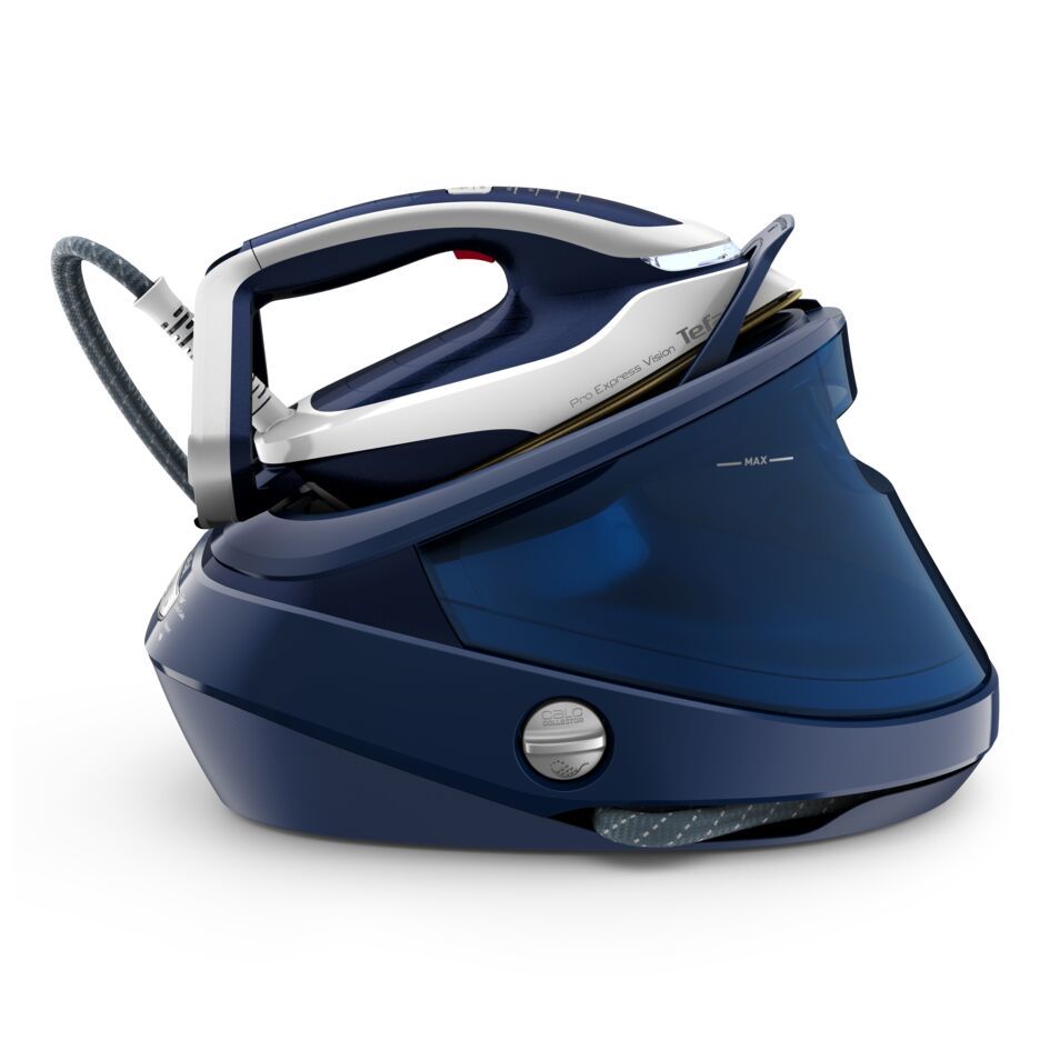 Tefal Pro Express Vision GV9812E0 steam ironing station 3000 W 1.1 L Durilium AirGlide Autoclean soleplate Blue, White_5