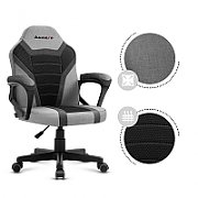 Gaming chair for children Huzaro HZ-Ranger 1.0 Gray Mesh, gray and black_3