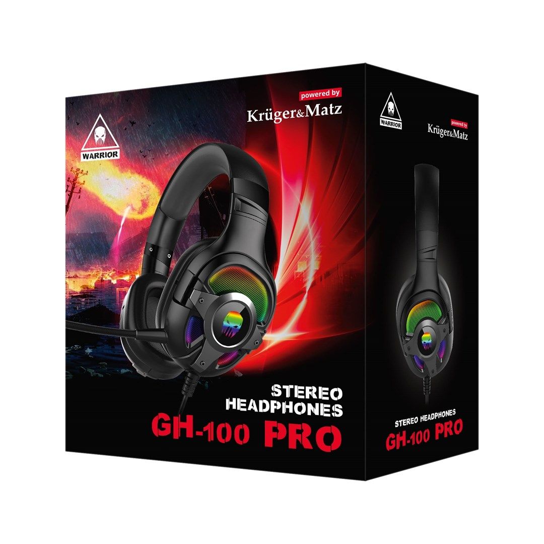 Kruger & Matz GAMING HEADPHONES GH-100 RGB BLACK_3