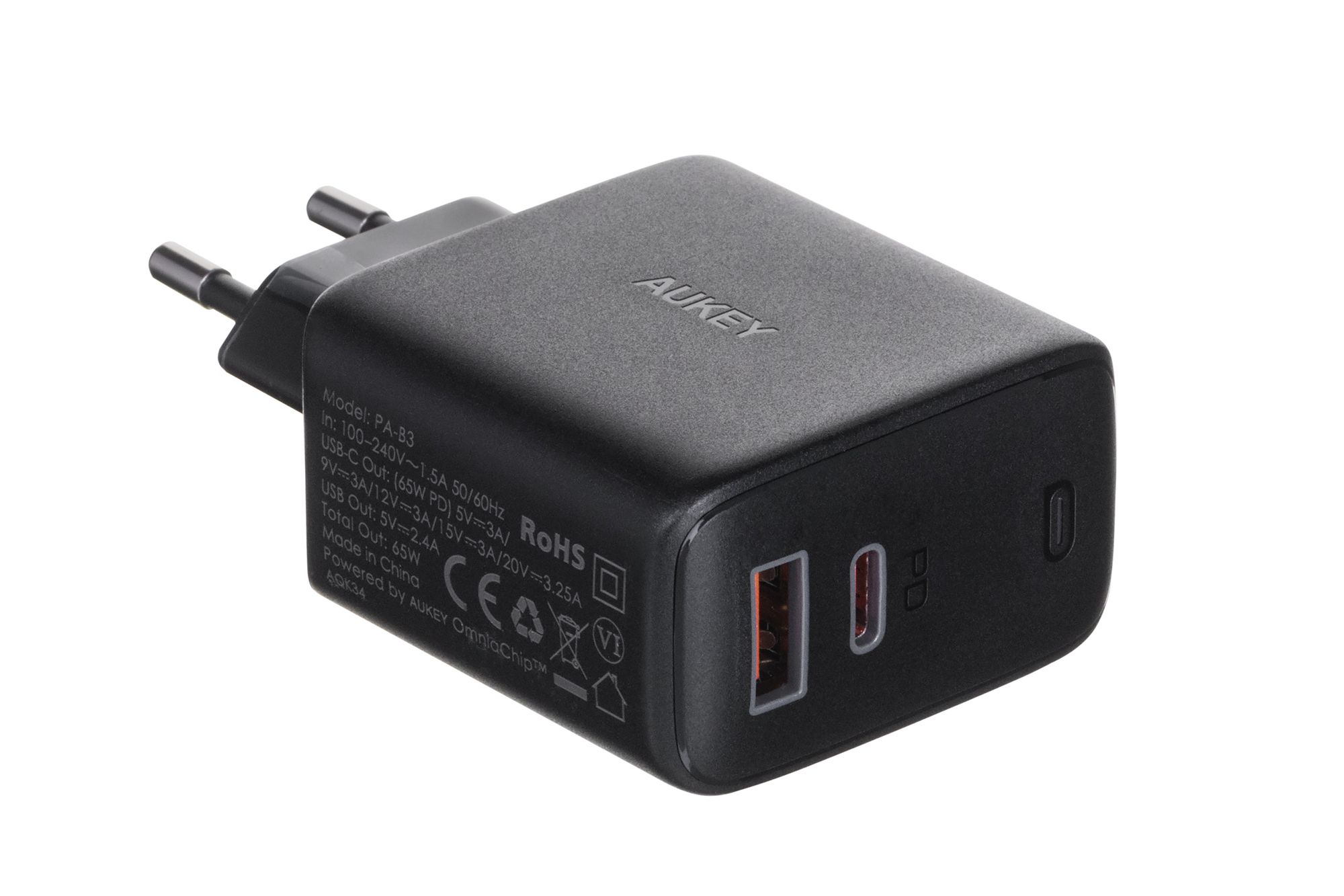 AUKEY PA-B3 mobile device charger Black Indoor_2