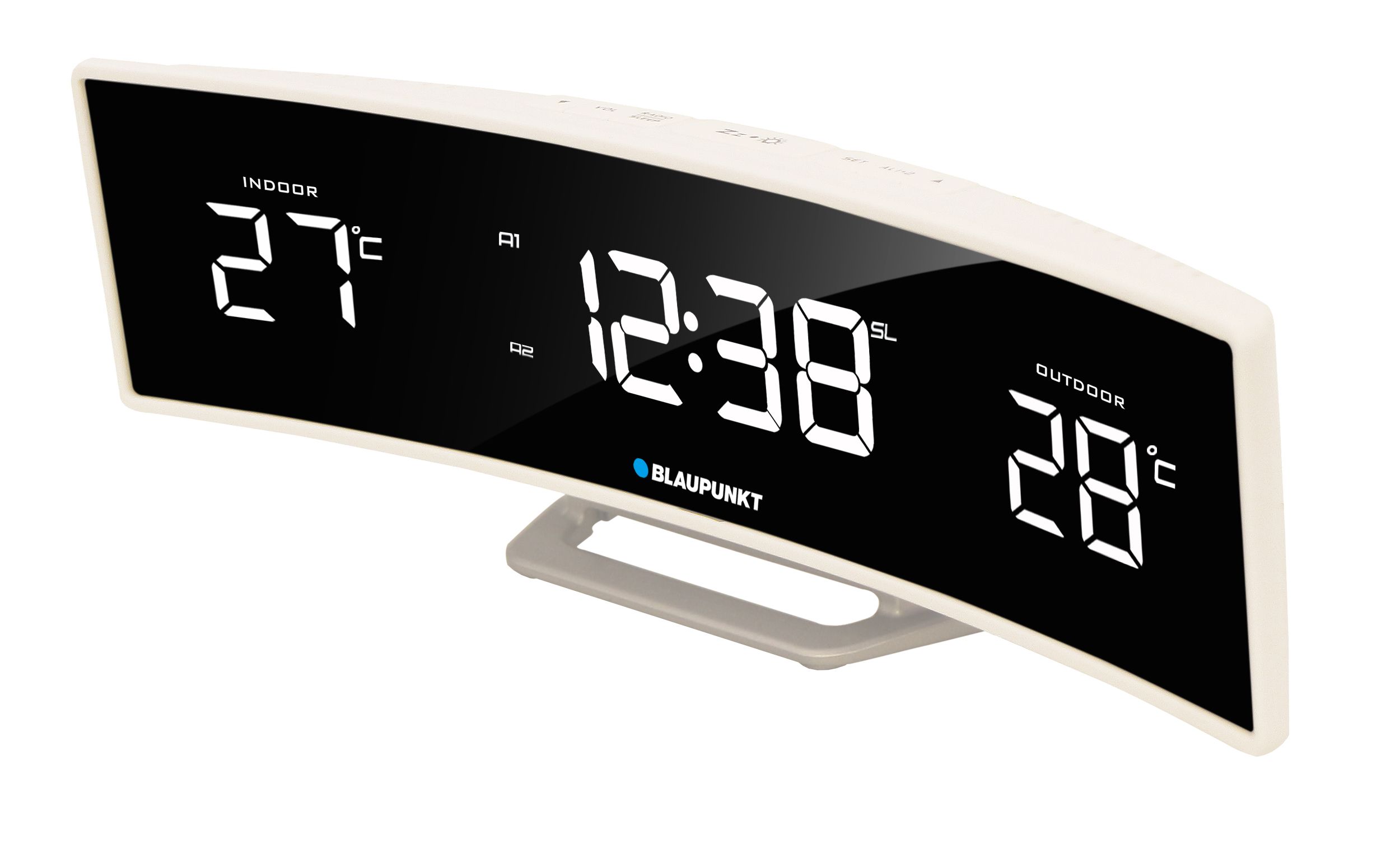 Blaupunkt CR12WH alarm clock Digital alarm clock Black, White_2