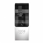 Silicon Power Mobile C31 USB flash drive 32 GB USB Type-A / USB Type-C 3.2 Gen 1 (3.1 Gen 1) Black, Silver_1