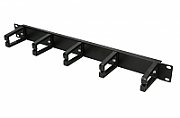 Extralink 1U Cable Organizer with plastic holders