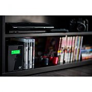 UPS Green Cell UPS08, 1000 VA, 700 W, cu management, line-interactive, 2x Schuko, 2x C13, 12V 7Ah LCD, Tower, Negru 