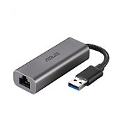 ASUS 10G PCIe Network Adapter SFP+ port for Optical Fiber Transmission and DAC cable, Hyper-fast 10Gbps, built-in cooling,  Built-in QoS technology, Direct-attach copper (DAC)– With SPF+ Cage.