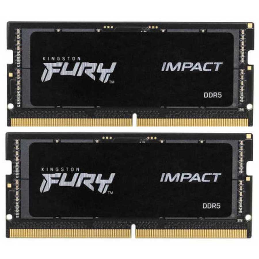 Memorie laptop Kingston Fury Impact 64 GB DDR5 SO-DIMM 4800 MHz CL38 kit 2 x 32 GB, ,XMP 3.0 