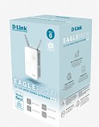 RANGE EXTENDER D-LINK wireless AX1500Mbps, 1 port Gigabit, 2 antene externe, dual band AX1500, 2.4GHz si 5GHz, EAGLE PRO AI, Wi-Fi 6 