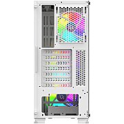 Carcasa Aqirys Canopus Midi Tower White  TECHNICAL DATA Case type: Midi Tower Materials: Tempered Glass (left side panel), 0.6 mm SPCC steel, ABS M/B support: Mini-ITX, Micro-ATX, ATX PSU support: ATX, 175 mm maximum length (bottom installation) VGA support: 330 mm maximum length CPU cooler support