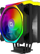 CPU Cooler URANUS Black ARGB PWM  TECHNICAL DATA Socket Compatibility: Intel: LGA 20xx/ 115x/ 1200/ 1700; AMD: AM4 TDP: up to 200W Heatsink Installation: with Backplate Heatsink Dimensions: 155 x 125 x 81 mm (with fan) Heatsink Material: Aluminum Heat Pipes: 4x, Copper Fan Dimensions: 120 x 120 x 25_1