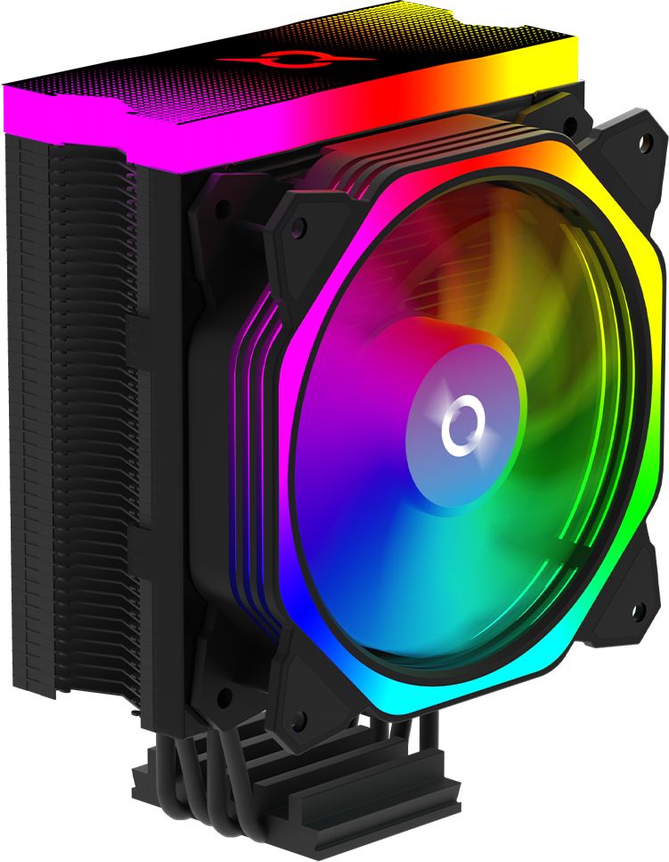 CPU Cooler URANUS Black ARGB PWM  TECHNICAL DATA Socket Compatibility: Intel: LGA 20xx/ 115x/ 1200/ 1700; AMD: AM4 TDP: up to 200W Heatsink Installation: with Backplate Heatsink Dimensions: 155 x 125 x 81 mm (with fan) Heatsink Material: Aluminum Heat Pipes: 4x, Copper Fan Dimensions: 120 x 120 x 25_4