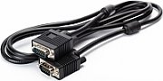 CABLU video SPACER, VGA (T) la VGA (T), 1.8m, cupru, ecranat, negru, 