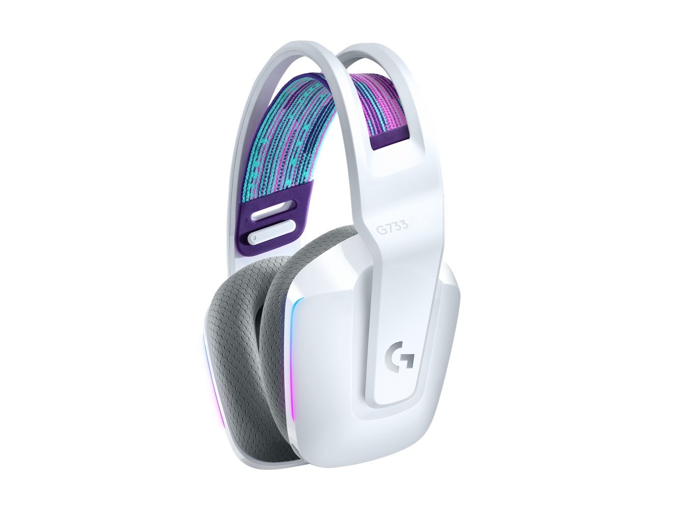 LOGITECH G733 LightSpeed Wireless RGB Gaming Headset - WHITE - EMEA_2