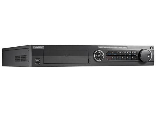 DVR Hikvision Turbo HD, DS-7316HQHI-K4 4MP H265+H265H264+H264, 16- ch video and 4-ch audio input, Up to 18-ch IP up to 4MP reolution input, CH01-04: 3MP @ 15fps, 4MP Lite @15fps/ CH05-16:4MP Lite@ 15fps/ch 1920x1080P @15 fps/ch, 4* SATA interface, Connectable to Turbo HD/HDCVI/AHD/CVBS signal