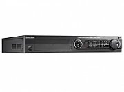 DVR Hikvision Turbo HD, DS-7316HQHI-K4 4MP H265+H265H264+H264, 16- ch video and 4-ch audio input, Up to 18-ch IP up to 4MP reolution input, CH01-04: 3MP @ 15fps, 4MP Lite @15fps/ CH05-16:4MP Lite@ 15fps/ch 1920x1080P @15 fps/ch, 4* SATA interface, Connectable to Turbo HD/HDCVI/AHD/CVBS signal