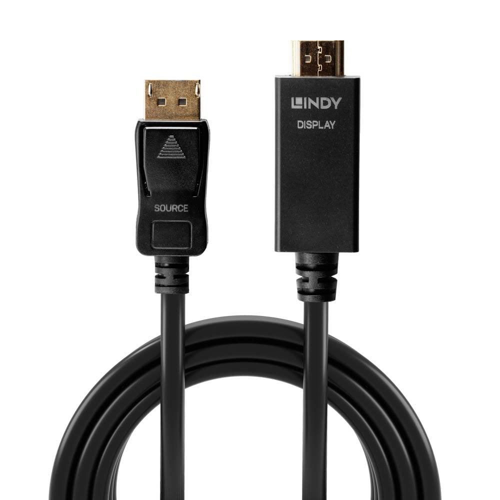 Cablu Lindy LY-36924, DisplayPort to HDMI 10.2G, 5m, negru_2