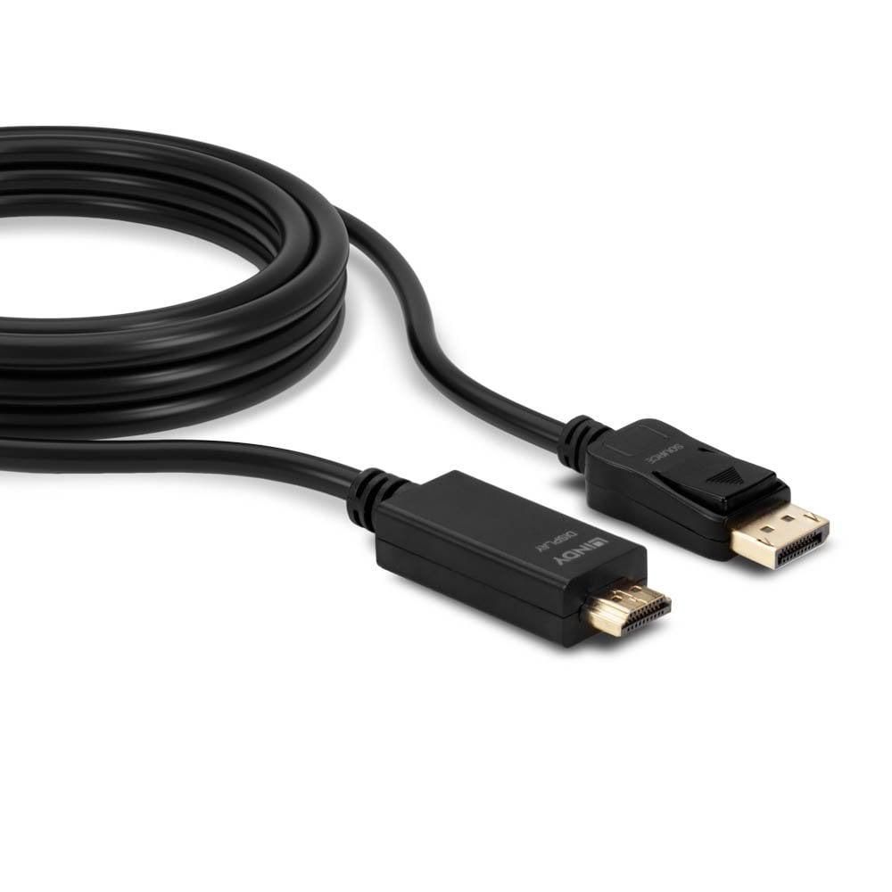 Cablu Lindy LY-36924, DisplayPort to HDMI 10.2G, 5m, negru_3