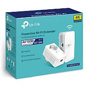 KIT ADAPTOR + Amplificator POWERLINE TP-Link, AC1200 dual band 802.11ac Wi-Fi, Gigabit Ethernet Port,  TL-WPA7617 KIT  (include timbru verde 1.5 lei)