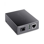 MEDIA CONVERTOR TP-LINK 1 x Gigabit RJ45 WDM Half-Duplex/Full-Duplex, SC single-mode fiber, 1 Gigabit SC Fiber Port, pana la 2km, montabil in sasiu 