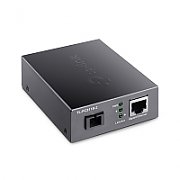 MEDIA CONVERTOR TP-LINK 1 x Gigabit RJ45 WDM Half-Duplex/Full-Duplex, SC single-mode fiber, 1 Gigabit SC Fiber Port, pana la 2km, montabil in sasiu 