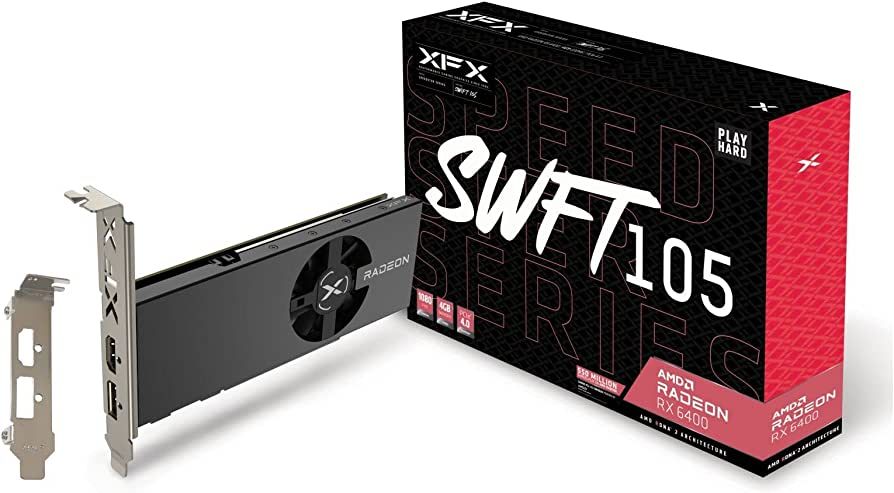 XFX VGA 4GB RADEON RX6400 SWFT105 GAMING DP/H SPEEDSTER SWFT105 RADEON RX 6400 Gaming