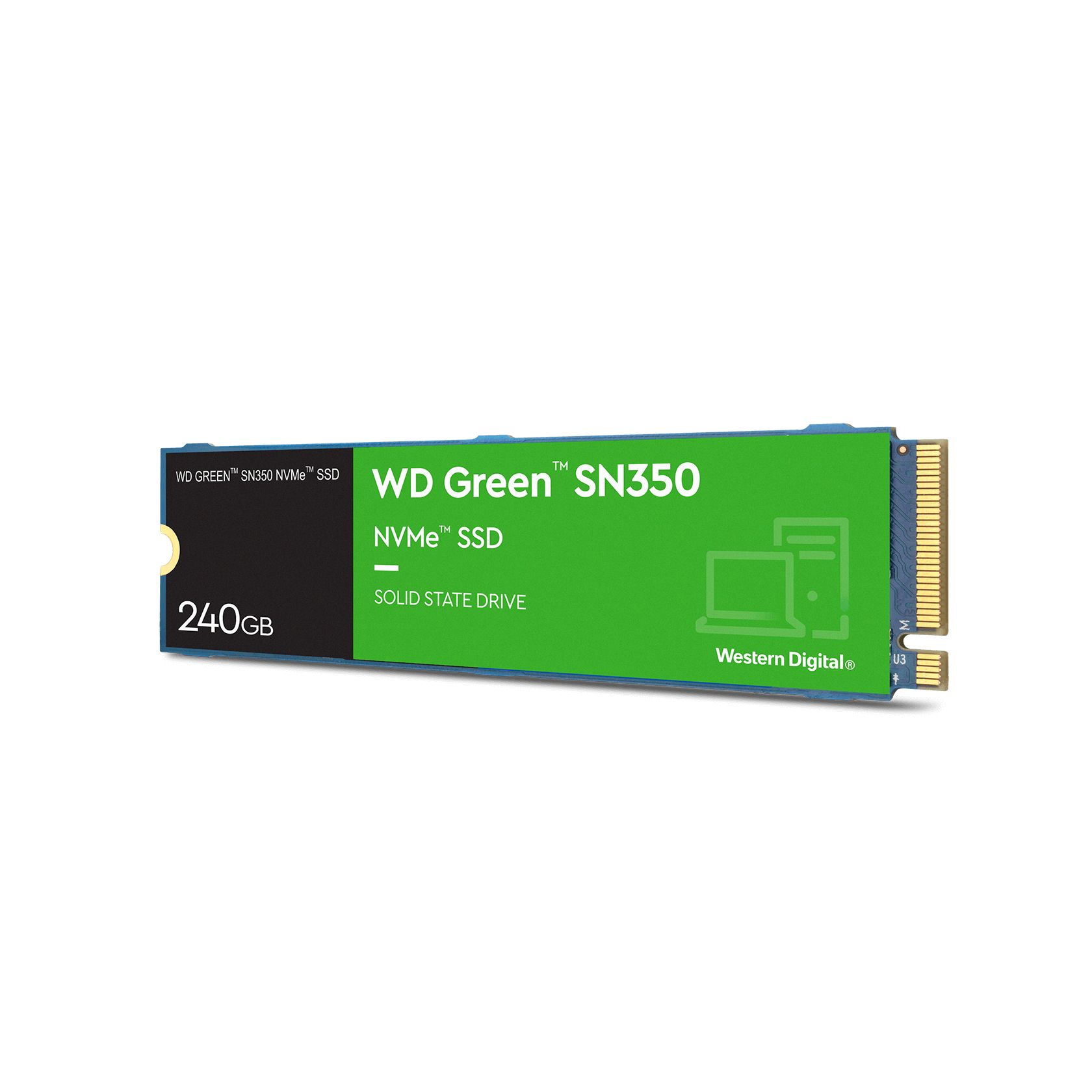 WD Green SN350 NVMe SSD 1TB M.2 2280 PCIe Gen3 8Gb/s_1