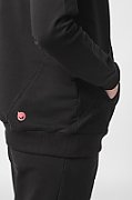 HANORAC COTON DANTELA FEMEI BLACK-S