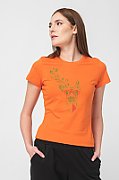 TRICOU  CERB FAMILIE FEMEI ORANGE-XS