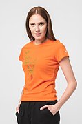 TRICOU  CERB FAMILIE FEMEI ORANGE-XL