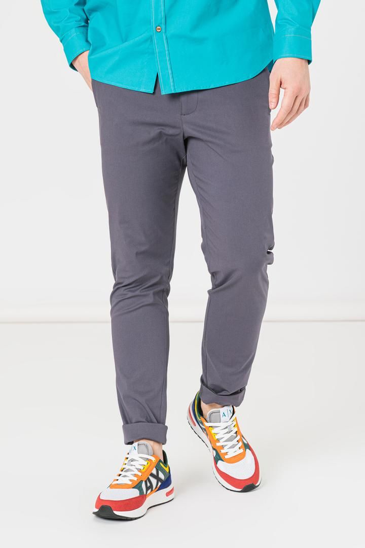 PANTALONI LUNG CASUAL BARBATI  GREY M