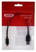 UNITEK CABLE USB-C - USB-A 3.1,M/M,0,25M, Y-C490BK_1