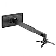 Maclean MC-945 Wall Mount Holder for Short Distance Video Projector Bracket 360° Rotatable 15kg_1