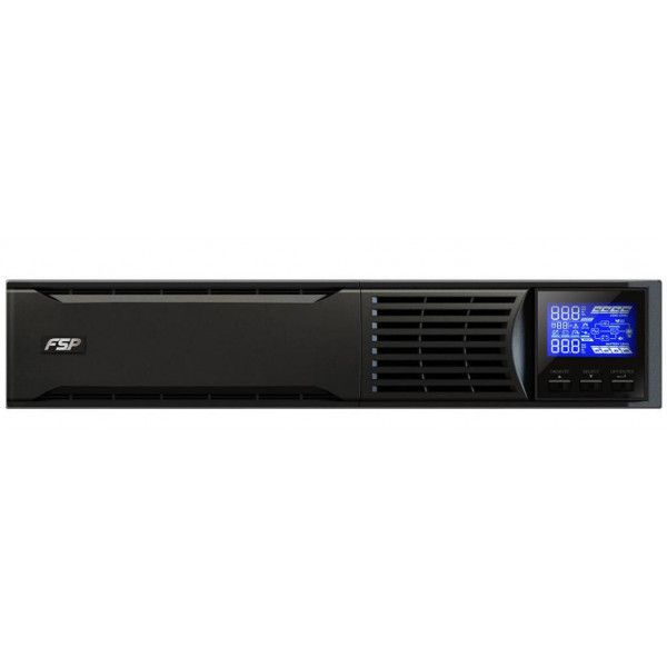 UPS Fortron PPF8800200, 1100 VA, 990 W, cu management, line-interactive, 8x C13, 1x RJ45, 1x USB, 12V 9Ah LCD, Rack 2U, Negru 