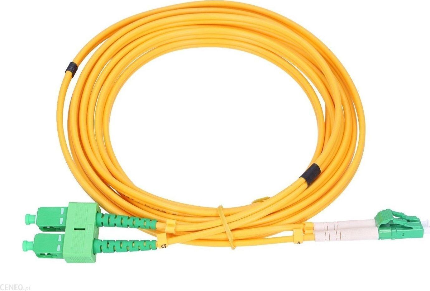 Patchcord Extralink  LC/APC, 5 m, galben, Duplex