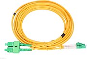 Patchcord Extralink  LC/APC, 5 m, galben, Duplex