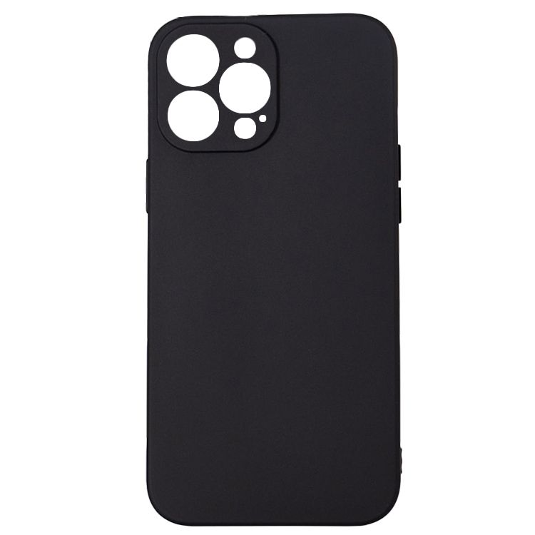 HUSA SMARTPHONE Spacer pentru Iphone 13 Pro, grosime 2mm, material flexibil silicon + interior cu microfibra, negru 