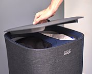 Joseph Joseph 50002 laundry basket 60 L Rectangular Cotton, Polyester Black_2