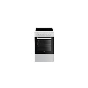 Beko FSS57000GW cooker Freestanding cooker Ceramic Black, White A