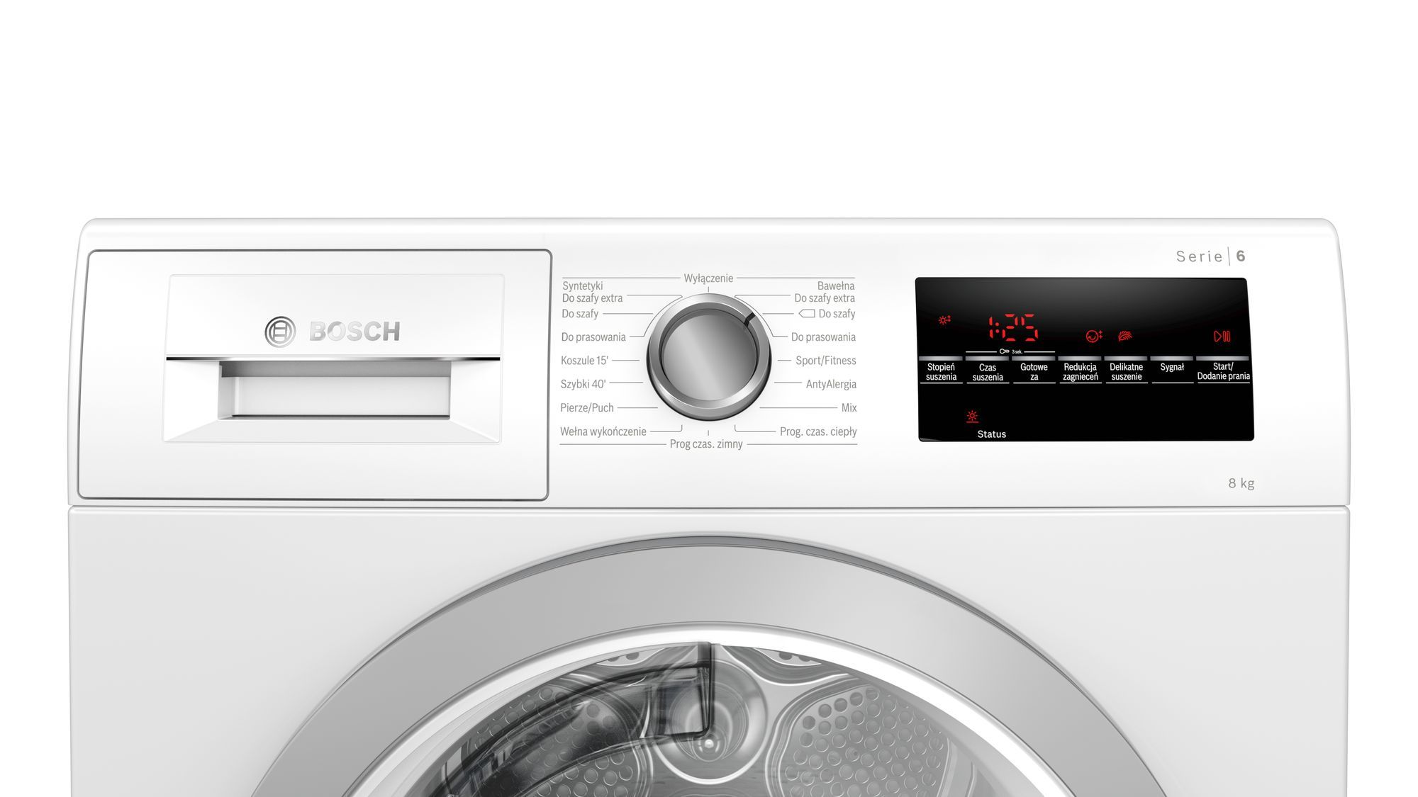 Bosch Serie 6 WTG86401PL tumble dryer Freestanding Front-load White 8 kg B_9