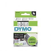 DYMO D1 Standard - Black on Transparent - 9mm_2