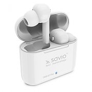 Savio TWS-07 PRO Wireless Bluetooth Earphones Headset White_6