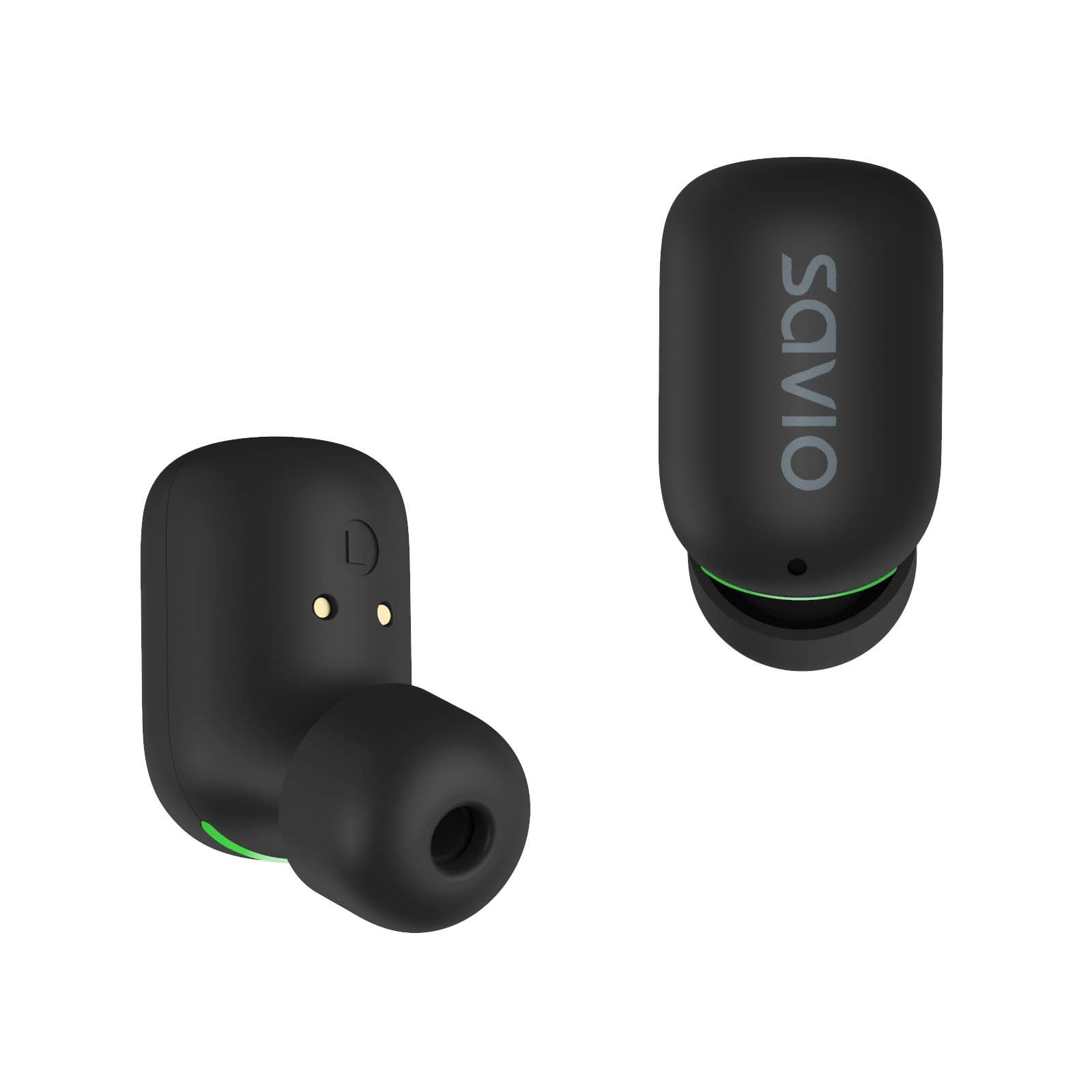 Savio TWS-09 IPX5 headphones/headset Wireless In-ear Music Bluetooth Black_4