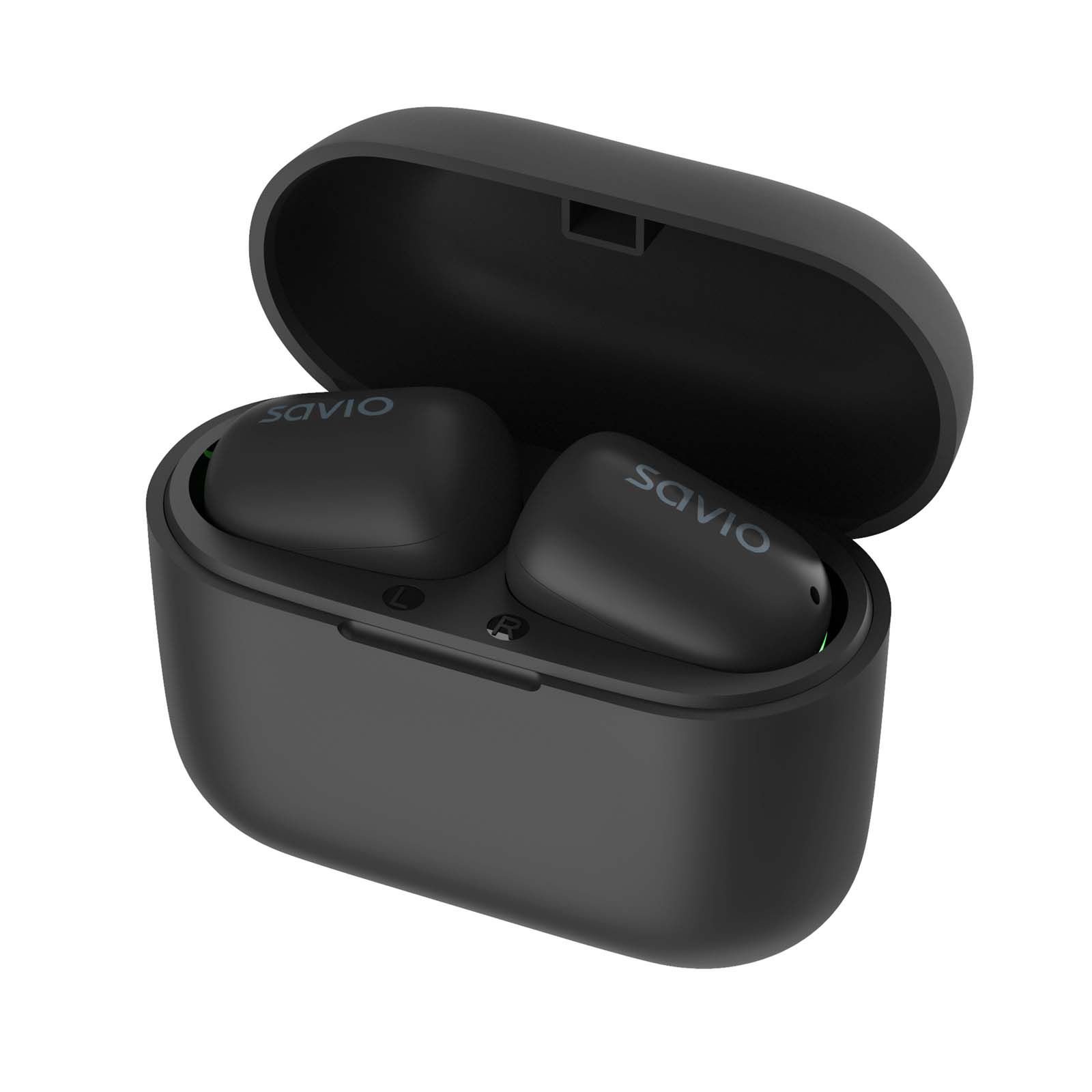 Savio TWS-09 IPX5 headphones/headset Wireless In-ear Music Bluetooth Black_6