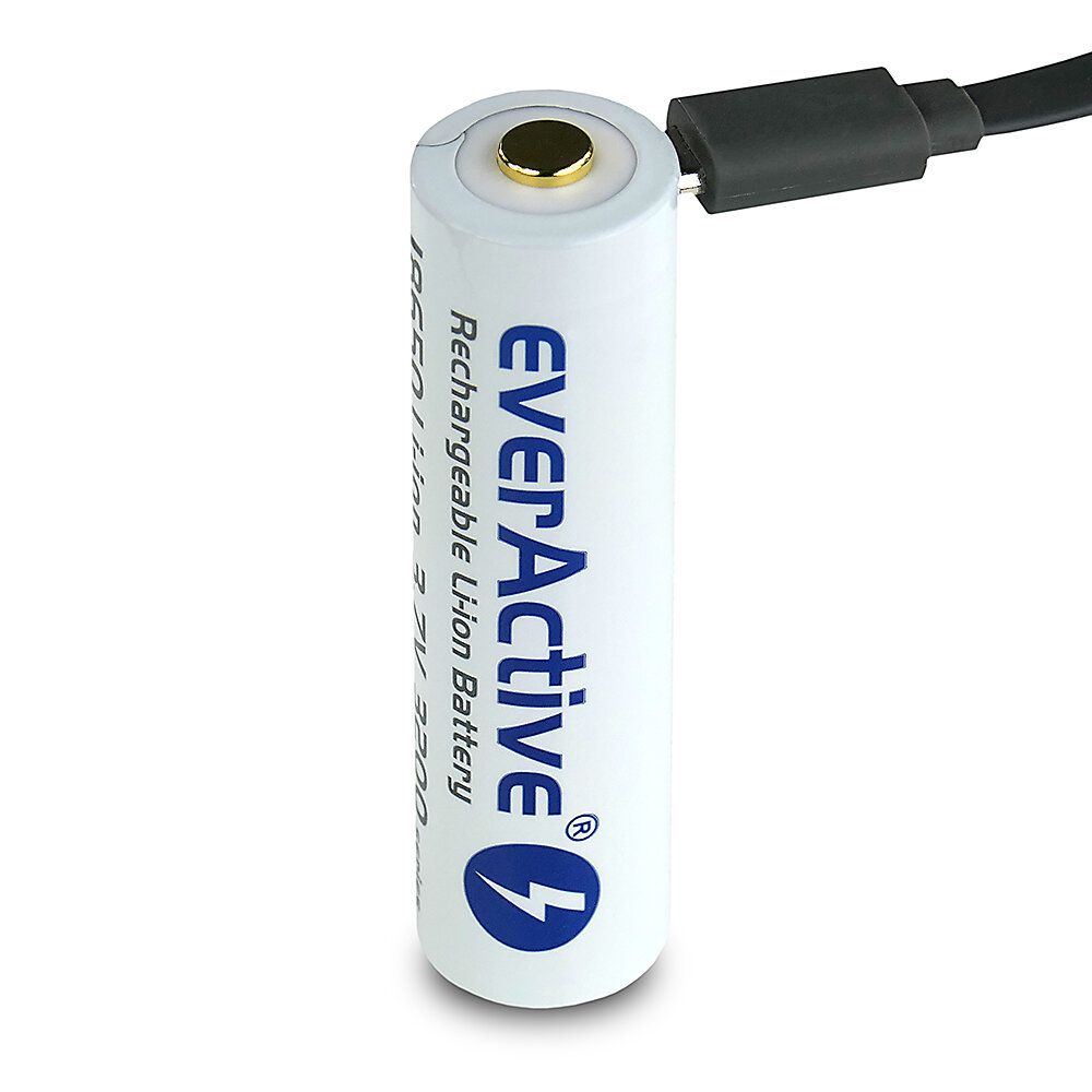 Rechargeable batteries everActive 18650 3,7V Li-ion 3200mAh micro USB_9